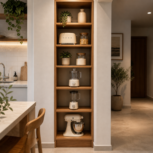 Producto - Biblioteca Estantería en Madera Paraíso 6 Estantes Cocina Living