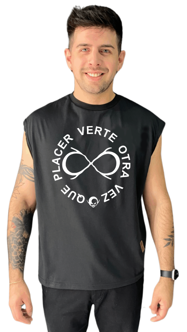 Producto - REMERA SIN MANGAS -LOS PIOJOS -ALGODON TALLE XL - 2