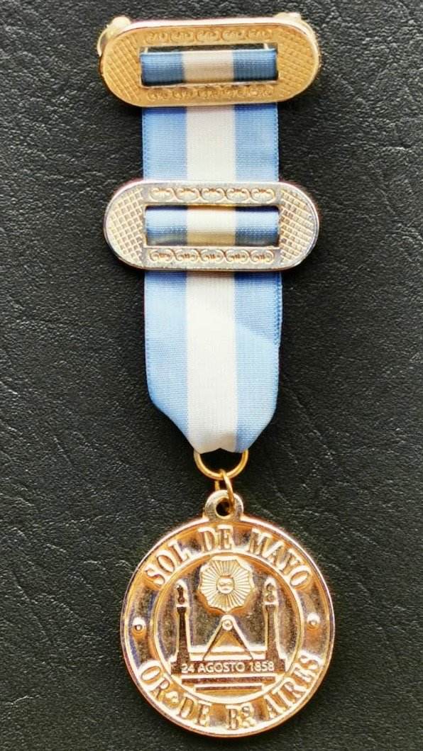 Producto - Medalla de la Respetable Logia Sol de Mayo 8 - 2