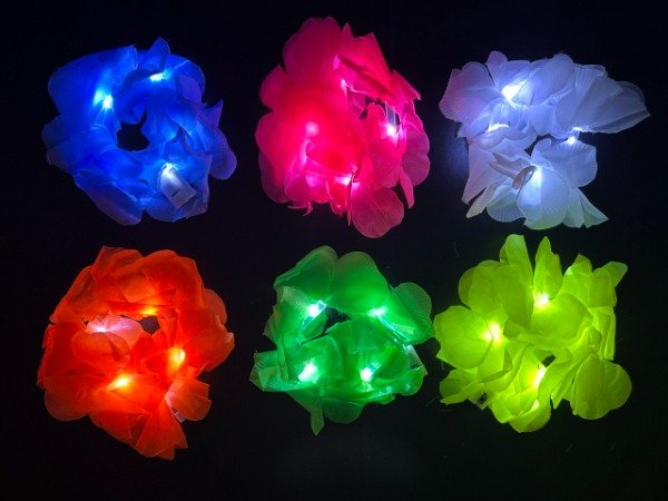 Producto - Pulseras Hawaianas Simples Led x 12