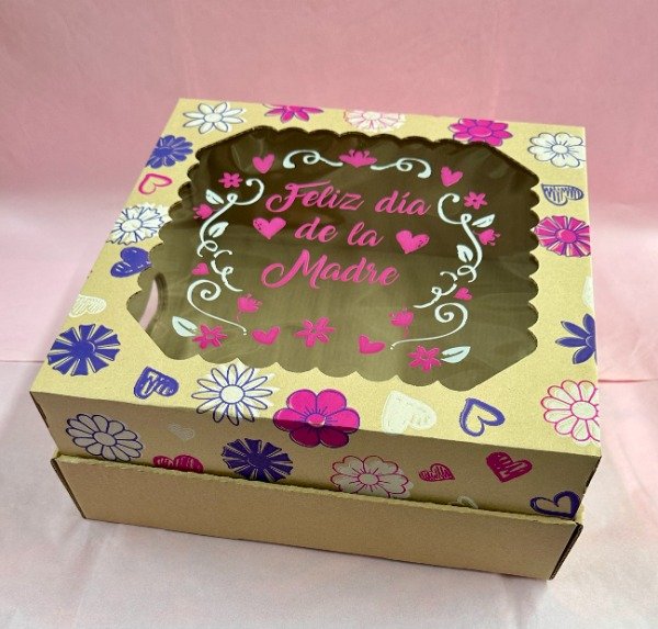 Producto - BOX DESAYUNO MICRO KRAFT IMPRESO - COD. 273  medida 30x10x30