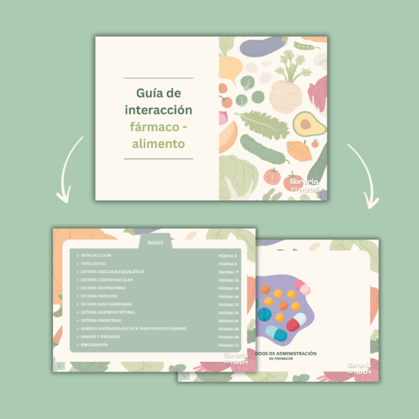 Producto - Guía: Interacción fármaco-alimento
