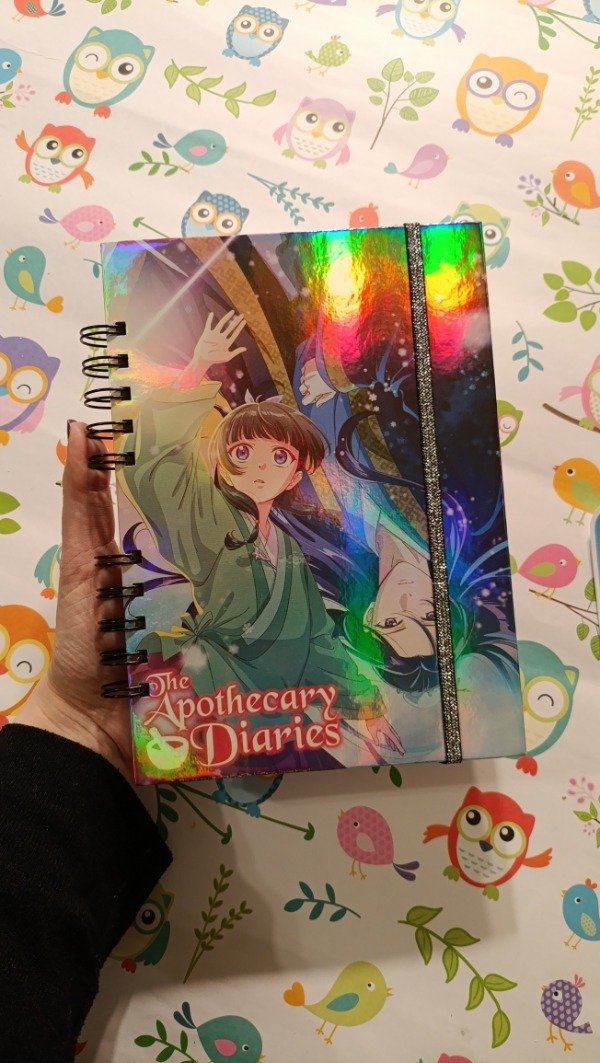 Producto - Agenda o cuaderno Holográfico temática Diario de la Boticaria