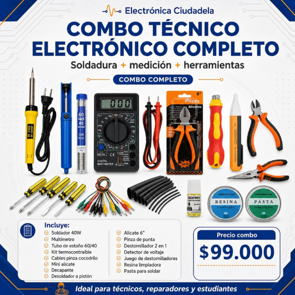 Producto - combo técnico electrónico completo