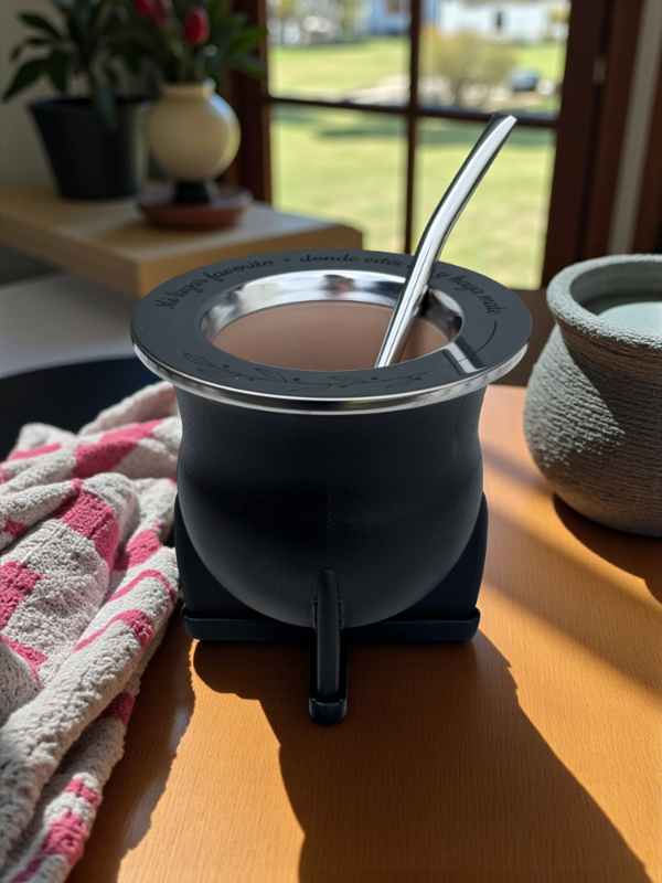 Producto - ARGENMATE "MI LUGAR FAVORITO" CON VIROLA METÁLICA GRABADA (NO INCLUYE BOMBILLA) - 1