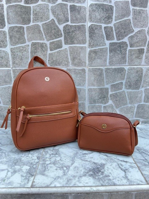 Producto - SET MOCHILA + BANDOLERA ARDILLA ROJA 1238