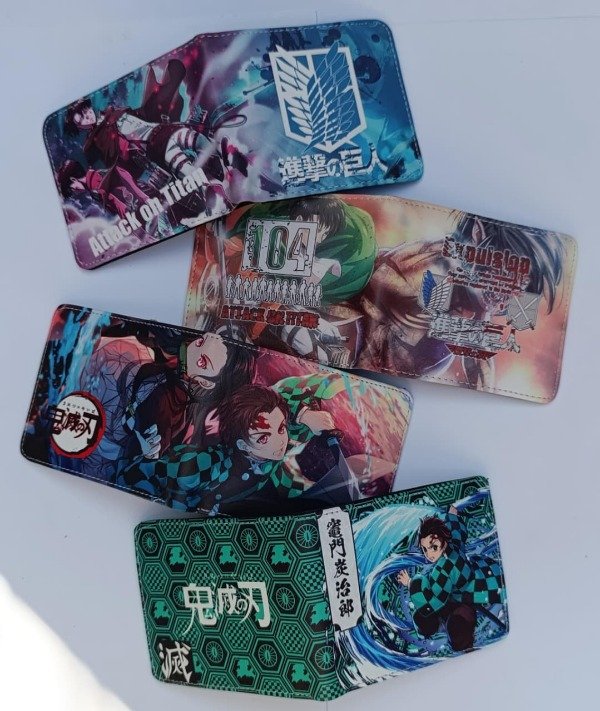 Producto - Billeteras de Shinkeg No Kyojin i - Demon Slayer (ingrese para elegir modelo)