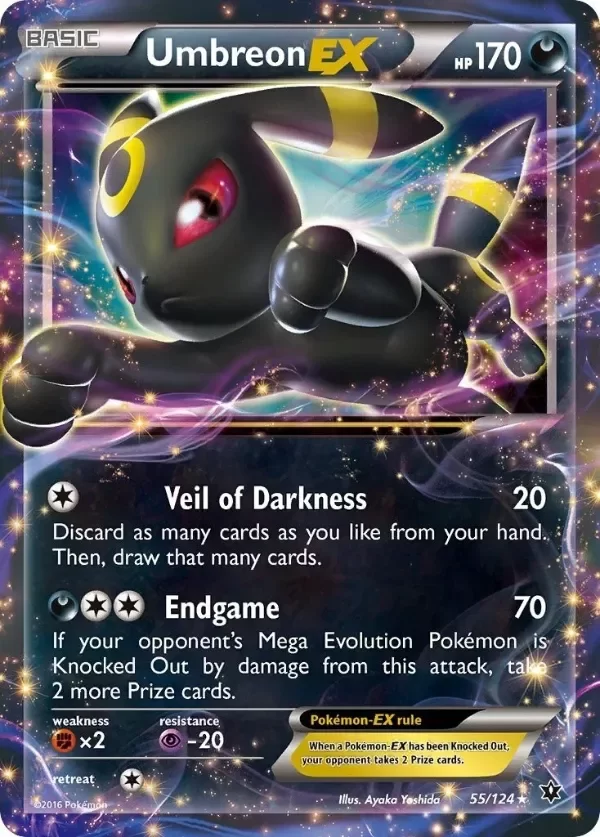 Producto - Umbreon EX - 55/124 - Fates Collide - NEAR MINT - Pokemon -