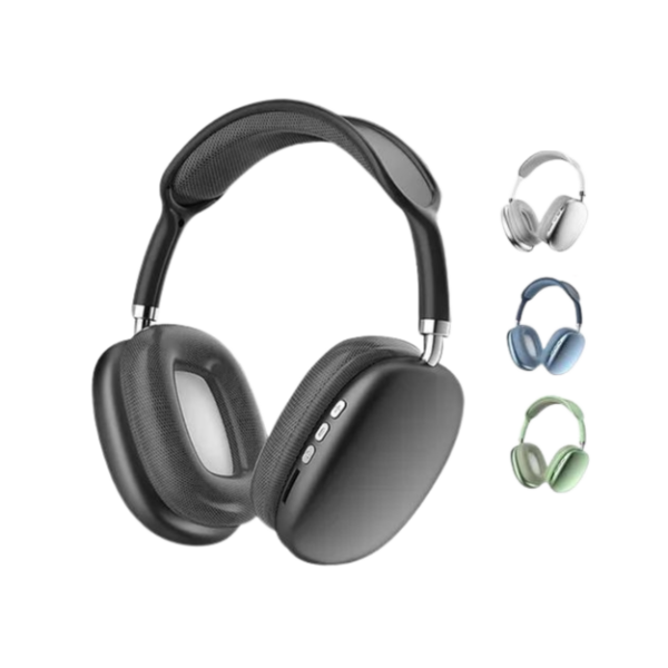 Producto - AURICULARES VINCHA INALAMBRICOS P9 NEGRO