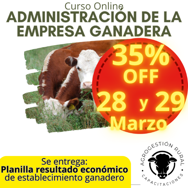 Producto - Curso online Administración de la Empresa Ganadera