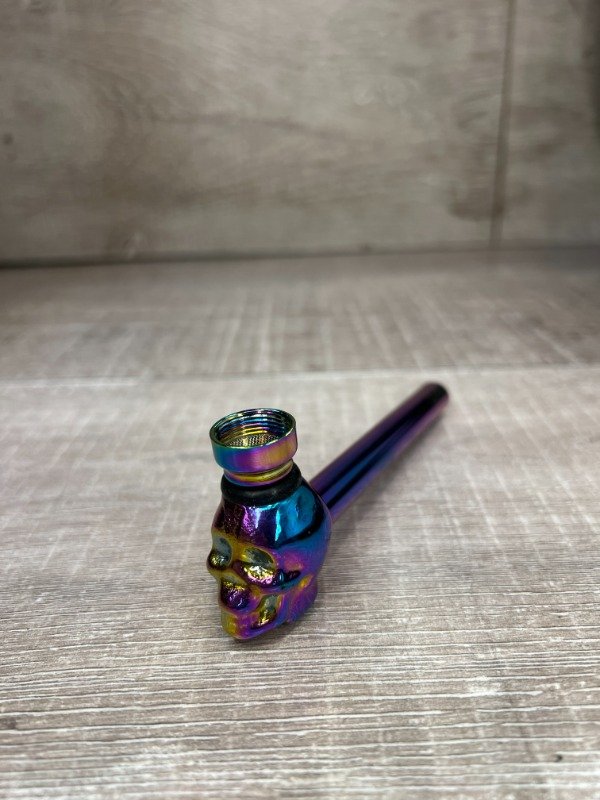 Producto - Pipa Vidrio y Metal Toransol Calavera
