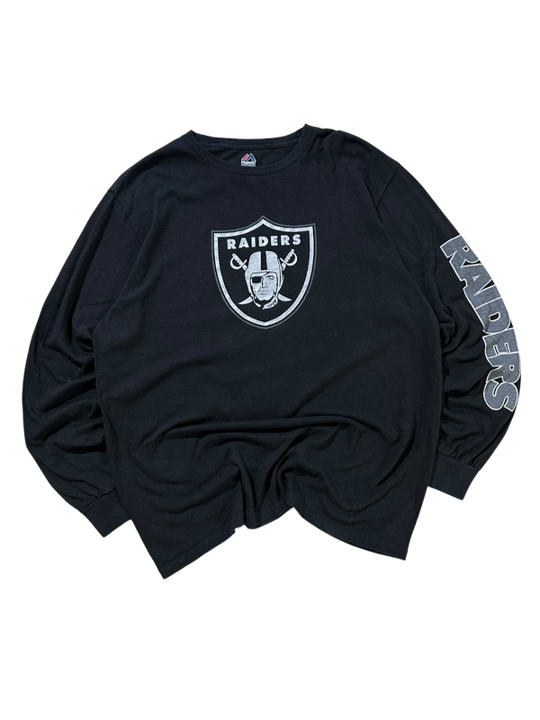 Producto - MANGA LARGA MAJESTIC RAIDERS T:L