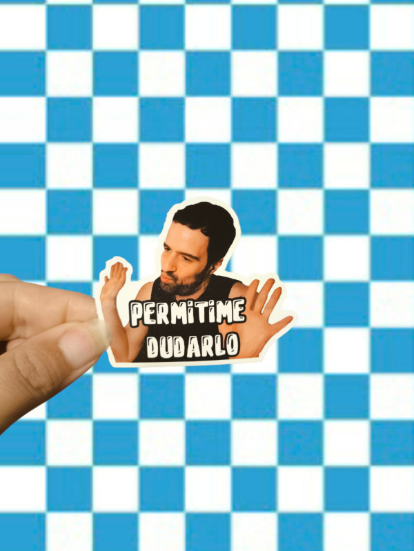Producto - Sticker Vinilo Permitime dudarlo