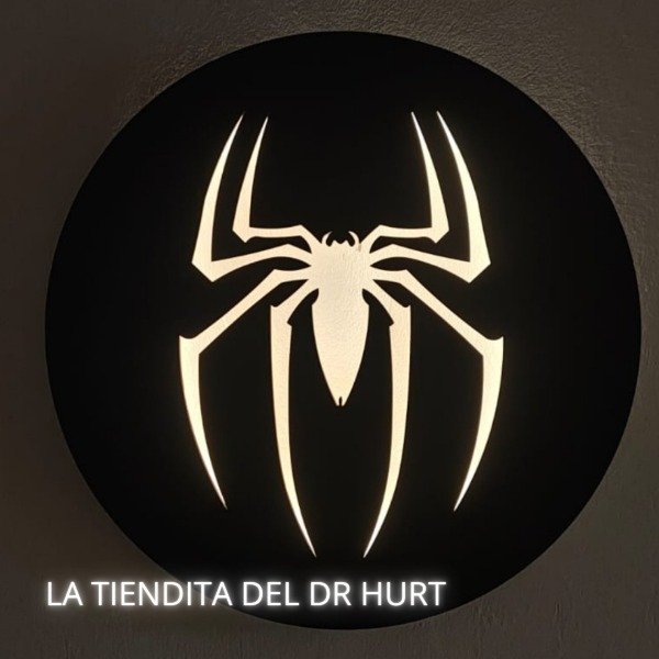 Producto - Spiderman Logo Cuadro LED