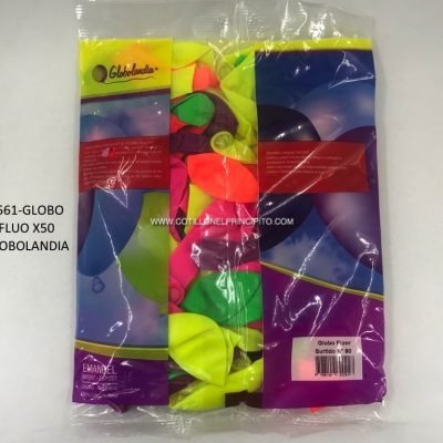 Producto - Globo 10" Surtido Fluor x50 Unidades GLOBOLANDIA