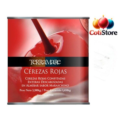 Producto - Cerezas Rojas Enteras x3.1 kg
