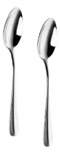 Producto - Set X 2 Cuchara De Cafe Kremer New York Silver 12,5 Cm