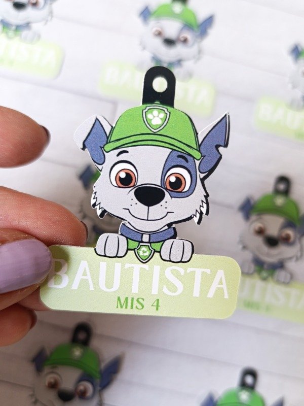 Producto - Tag Cumpleaños [Modelo Paw Patrol] - 0