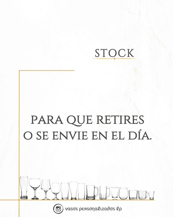 Producto - Vasos Pinchas - Stock - 3 x 2