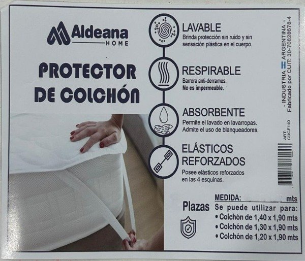 Producto - PROTECTOR COLCHON 1 1/2 - TWIN