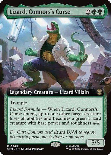Producto - Lizard, Connors's Curse (Borderless)