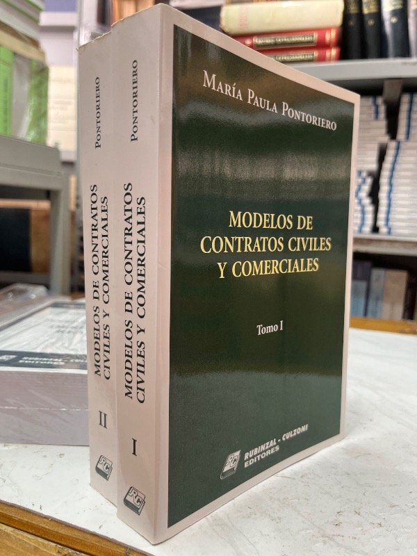 Producto - Modelos de Contratos Civiles y Comerciales .  María Paula Pontoriero (2 Tomos) - 1
