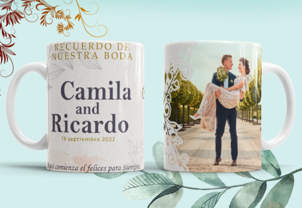 Producto - Tazas Recuerdo de Boda