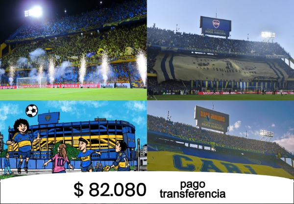 Producto - Colección completa 1905 - Boca - 4 Rompecabezas de 20 y 48 piezas