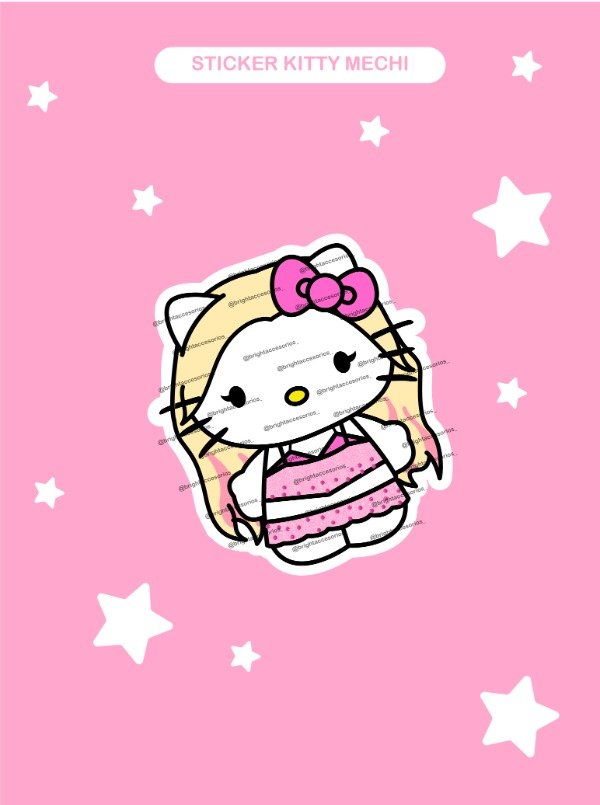 Producto - Sticker Kitty Mechi (K4OS)