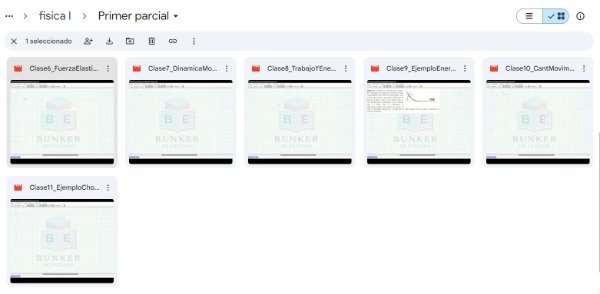 Producto - Fisica 1: Clases grabadas PRIMER PARCIAL - 1