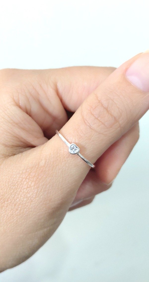Producto - Anillo de Plata con Susano Corazón - 1