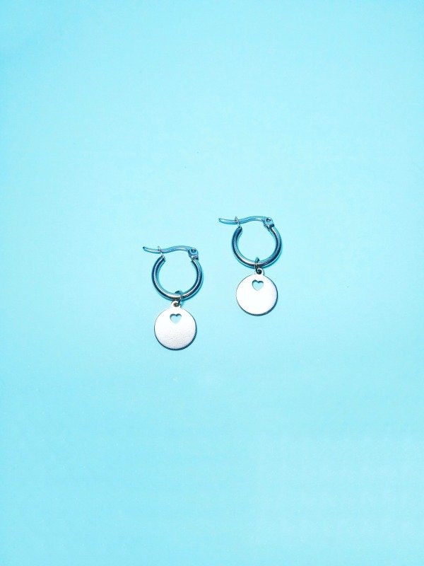 Producto - Aros Argolla - Corazón