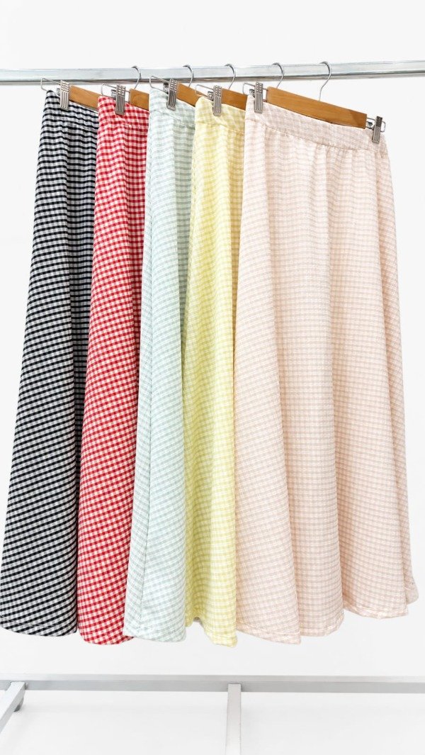Producto - Pollera Bambula a Cuadros ( Art. 6216) - 1