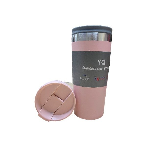 Producto - Art 922 Vaso doble tapa con sorbete y tapa para cafe 500 ml