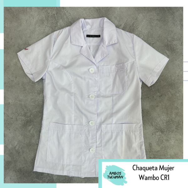 Producto - Chaqueta con Botones - Blanca Lisa (CR1)