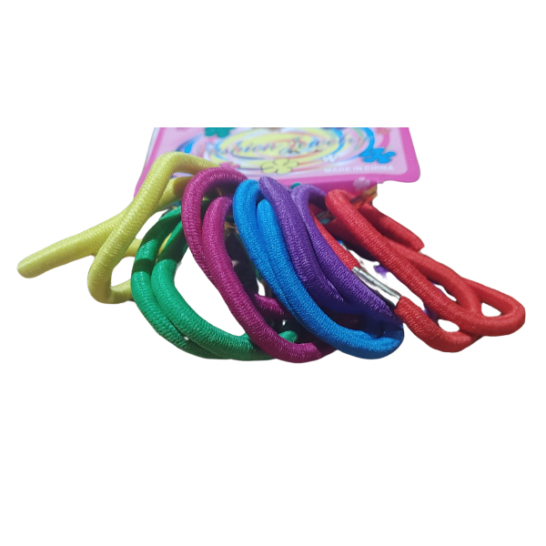 Producto - Colita Gomita De Pelo Poliester Mujer Niña Pack 12 Unidades - 2