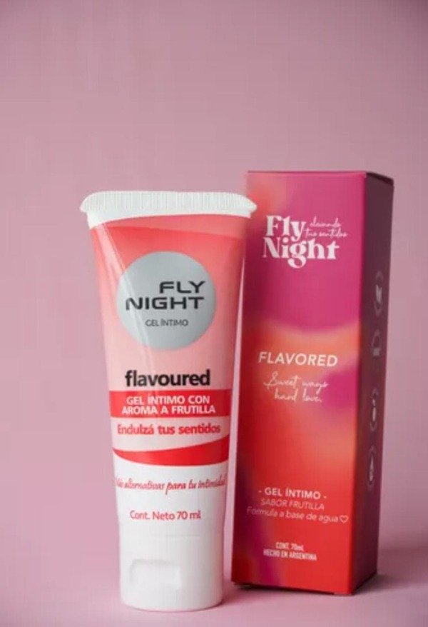 Producto - LUBRICANTE SABORIZADO DE FRUTILLA FLY NIGHT