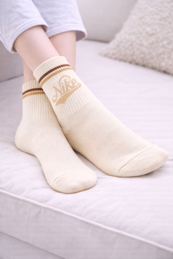 Producto - MEDIAS ALGODÓN BEIGE NK