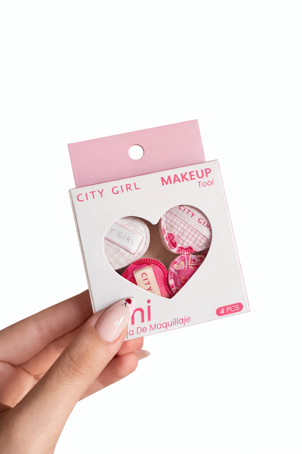 Producto - MINI ESPONJAS DE MAQUILLAJE CORAZÓN X4