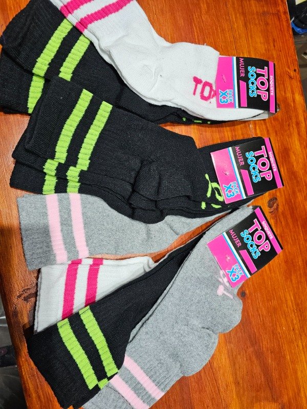Producto - Medias TOP tenis MUJER x3 - 0