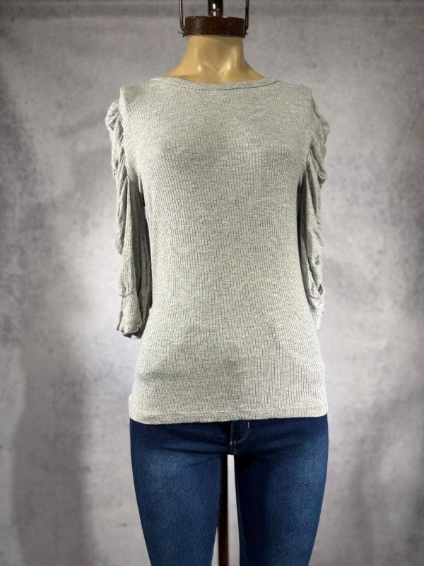 Producto - REMERA MORLEY FRUNCE GRIS