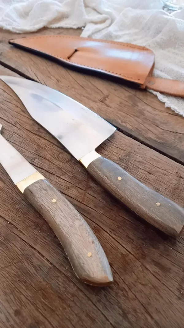 Producto - cuchilla bowie con tenedor pinche - 0