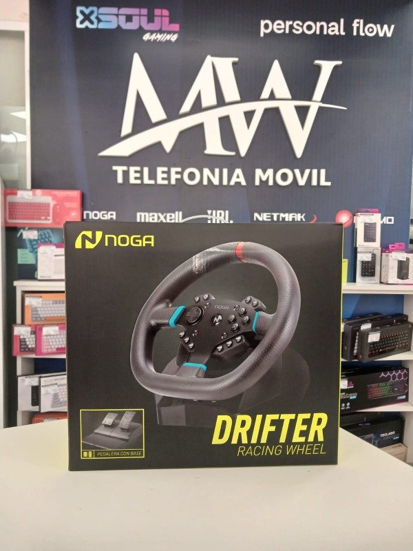Producto - Volante + Pedalera Premium PS3/PS4/PC/XBOX ONE/SWITCH Noga DRIFTER