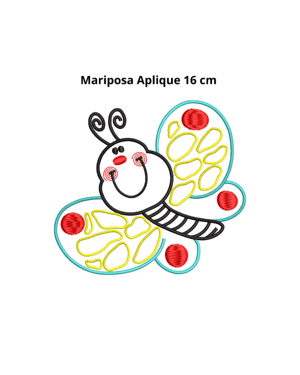 Producto - Aplique Mariposa 16 cm