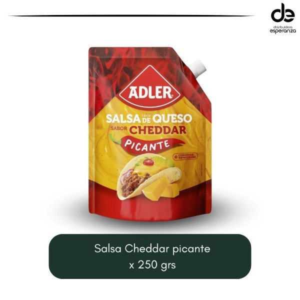 Producto - Salsa Cheddar picante Adler x 250 grs