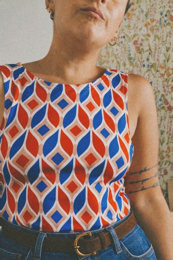 Producto - Musculosa Ana "Rombos"