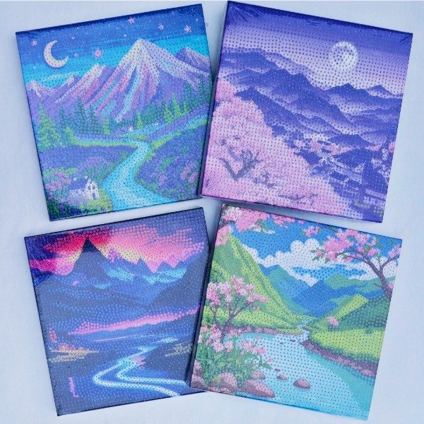 Producto - Diamond painting paisajes 20x20cm