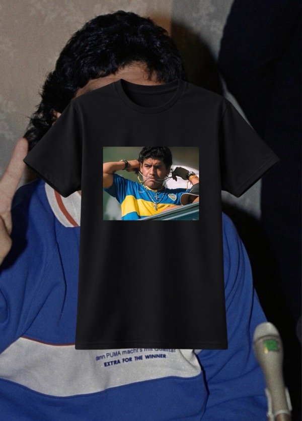 Producto - Remera Diego retro Boca