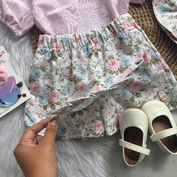 Producto - Short pollera Amira talles de bebas hasta 4 años - 0