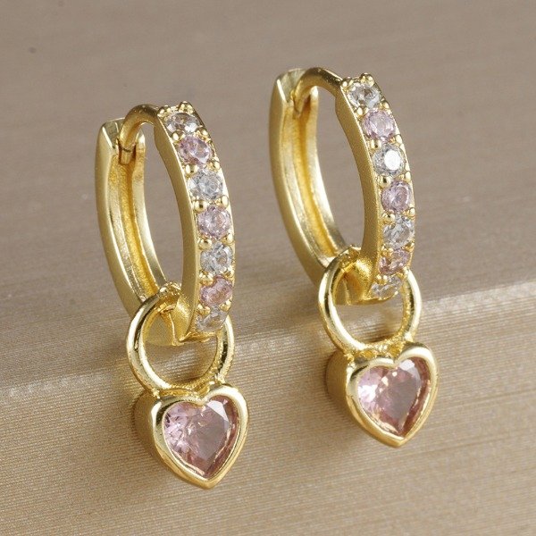 Producto - Aros Diana Pink